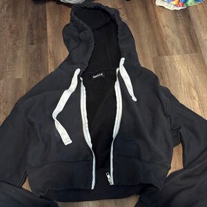 Sorel Black Hoodie with Gray Drawstrings